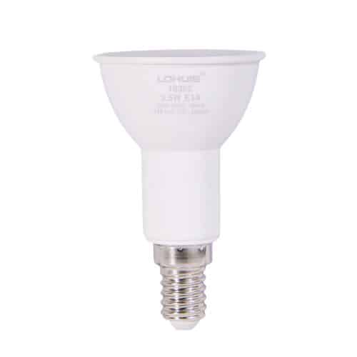 Bec LED LOHUIS, forma spot, E14, 3.5W, 30000 ore, lumina rece