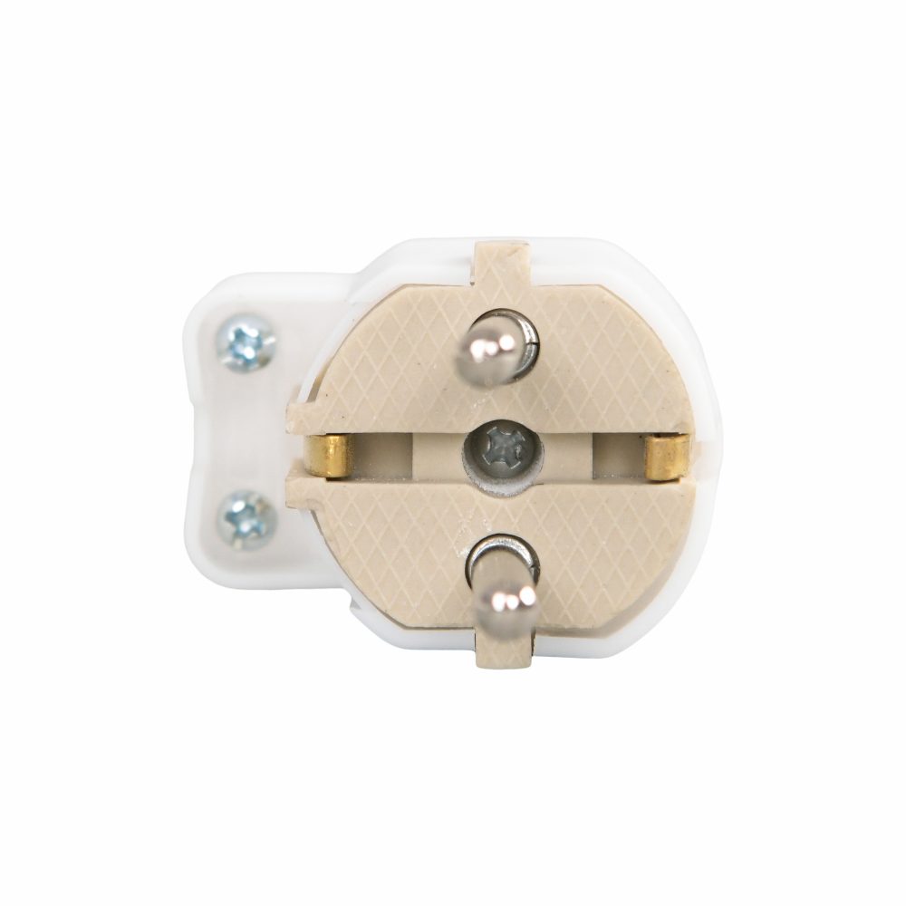 Stecher cu inel HEPOL CERAMIC, shucko, alb