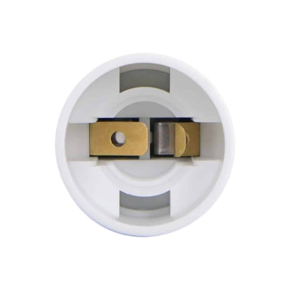 Adaptor HEPOL, E27 - E14, alb