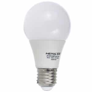 Bec LED HEPOL, forma A60, E27, 5W, 30000 ore, lumina calda