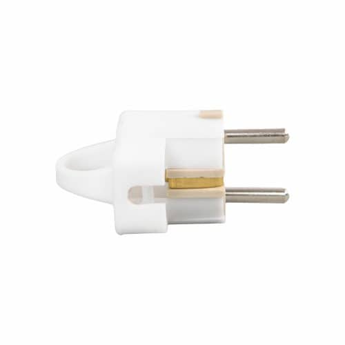 Stecher cu inel HEPOL CERAMIC, shucko, alb