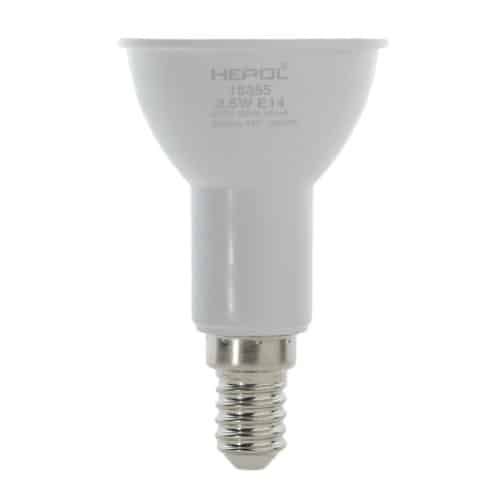 Bec LED HEPOL, forma spot, E14, 3.5W, 30000 ore, lumina calda
