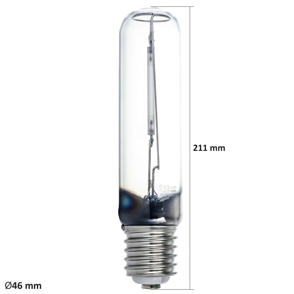 Lampa vapori sodiu LOHUIS, forma tubulara, E27, 100W, 18000 ore