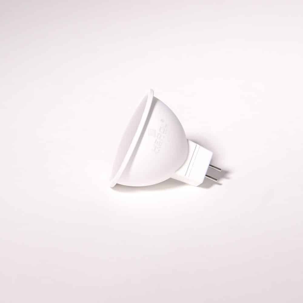 Bec LED HEPOL, forma spot, GX5.3, 6.5W, 30000 ore, lumina calda