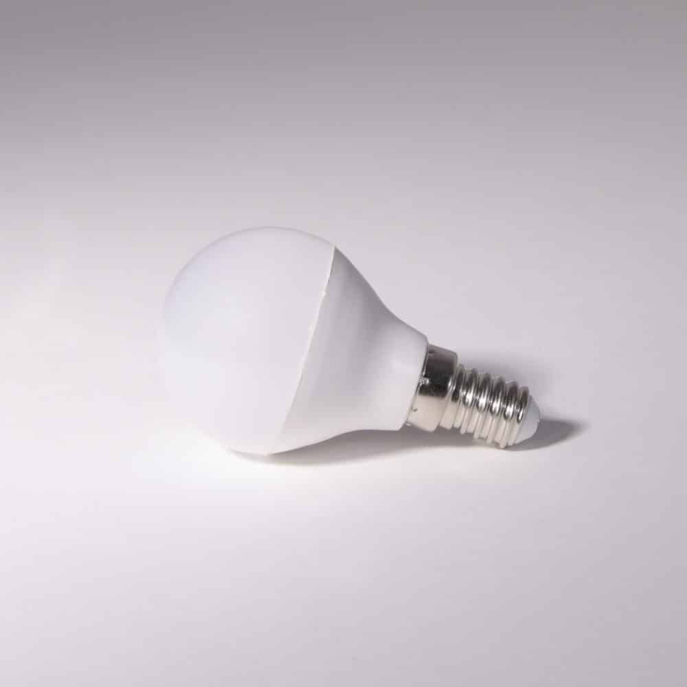 Bec LED LOHUIS, forma glob, E14, 4W, 30000 ore, lumina rece