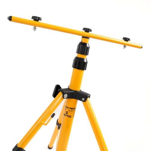 Stativ proiector HEPOL, 650 mm - 1700 mm, galben