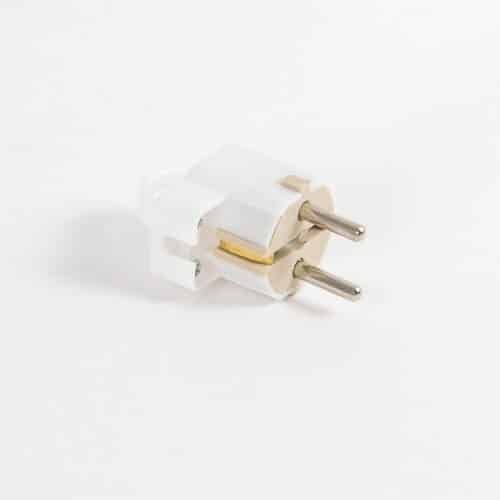 Stecher cu inel HEPOL CERAMIC, shucko, alb