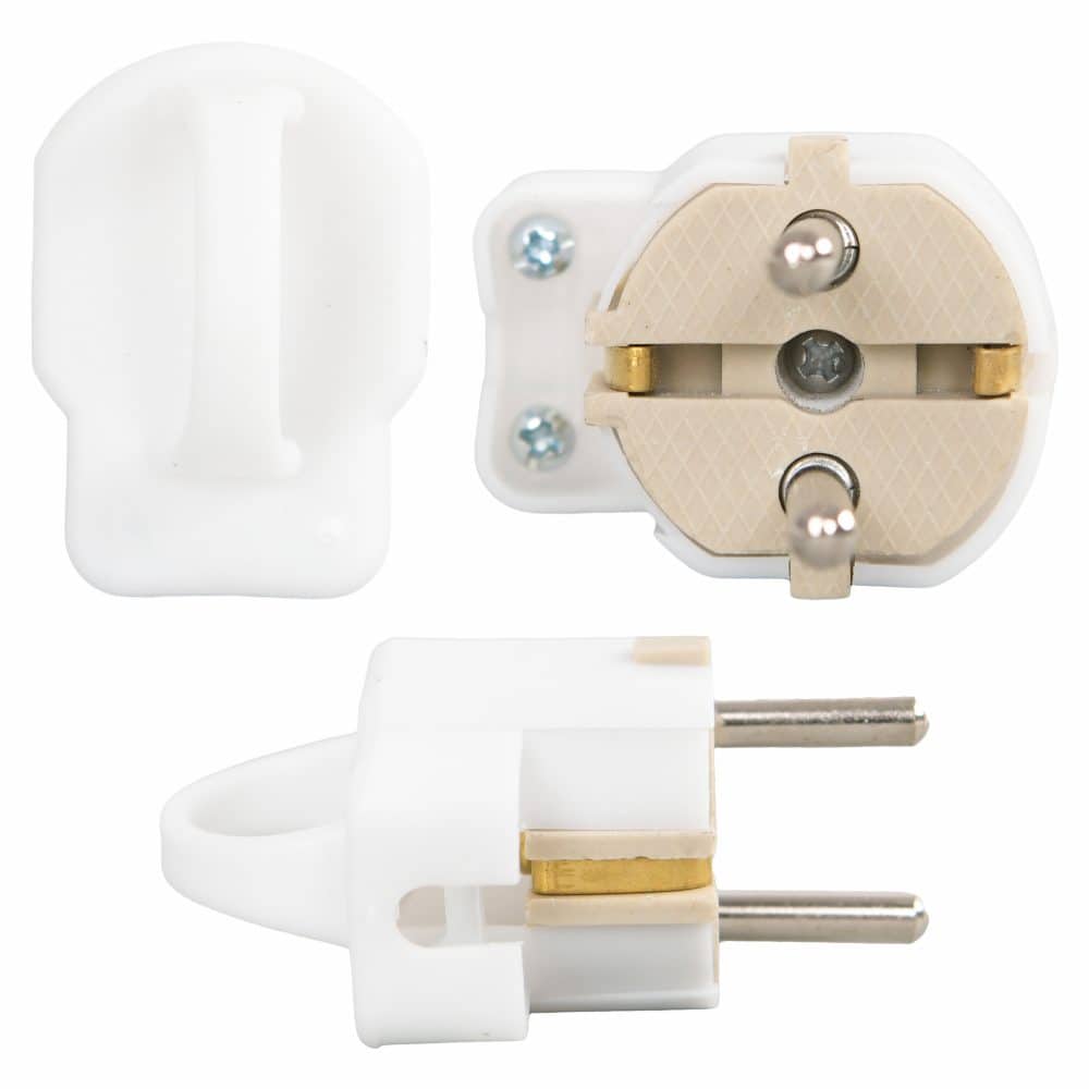Stecher cu inel HEPOL CERAMIC, shucko, alb