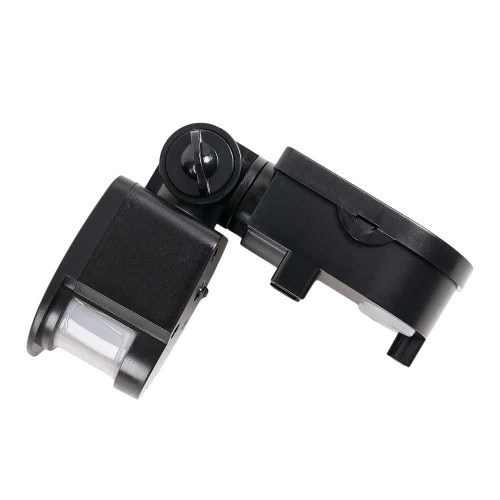 Senzor de miscare HEPOL, exterior, 120 grade, IP44, negru