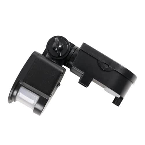 Senzor de miscare HEPOL, exterior, 120 grade, IP44, negru