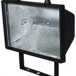 Proiector halogen HEPOL, IP54, R7S, 1x1000W, negru