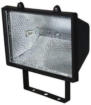 Proiector halogen HEPOL, IP54, R7S, 1x1000W, negru