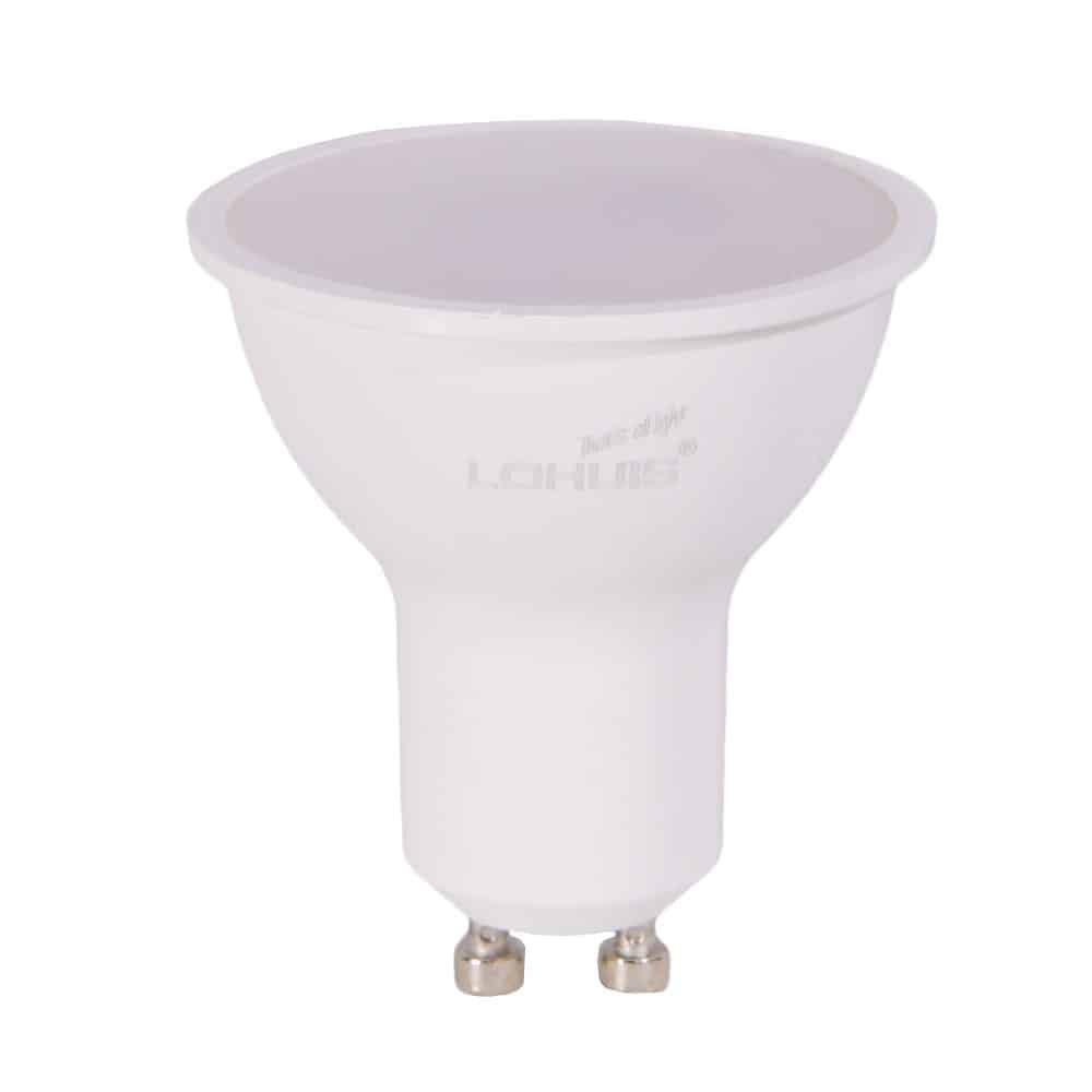 Bec LED LOHUIS, forma spot, GU10, 6.5W, 30000 ore, lumina rece