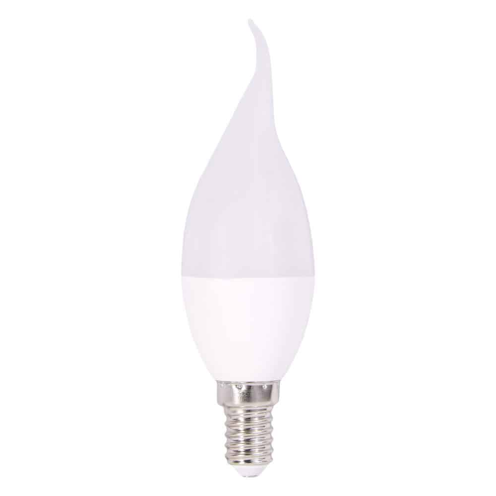 Bec LED LOHUIS, forma lumanare fantezie, E14, 4W, 30000 ore, lumina rece