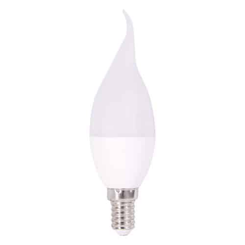 Bec LED LOHUIS, forma lumanare fantezie, E14, 4W, 30000 ore, lumina rece