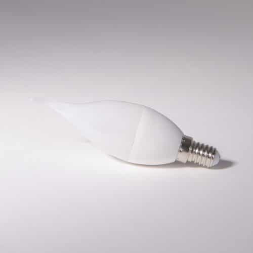 Bec LED LOHUIS, forma lumanare fantezie, E14, 4W, 30000 ore, lumina rece