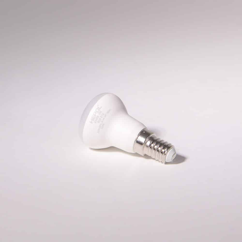 Bec LED HEPOL, forma reflector R39, E14, 4W, 30000 ore, lumina calda