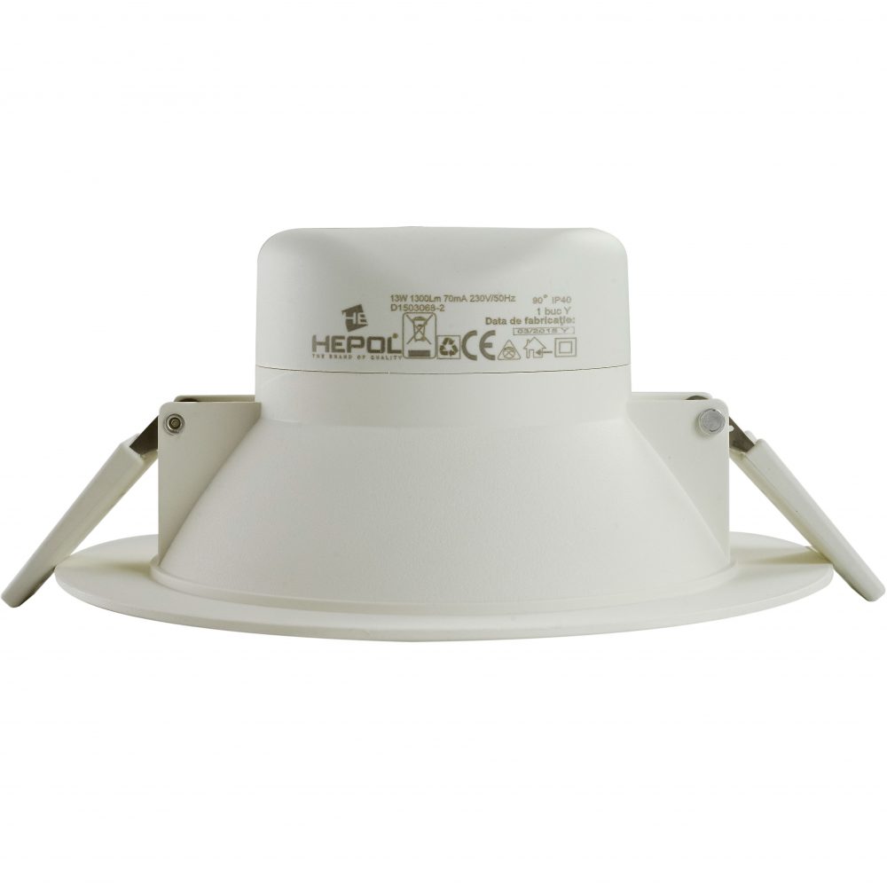 Spot LED HEPOL, 130mm, 13W, lumina calda