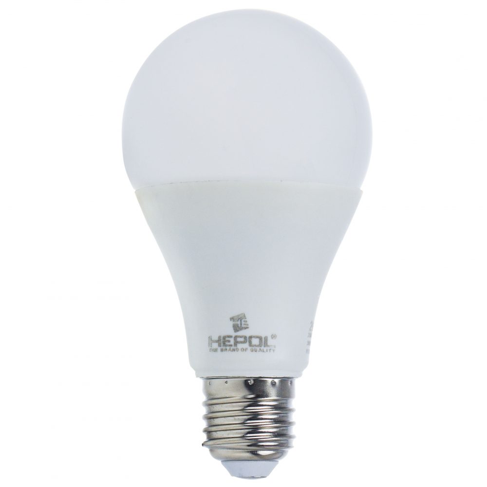 Bec LED HEPOL, forma A70, E27, 15W, 30000 ore, lumina calda