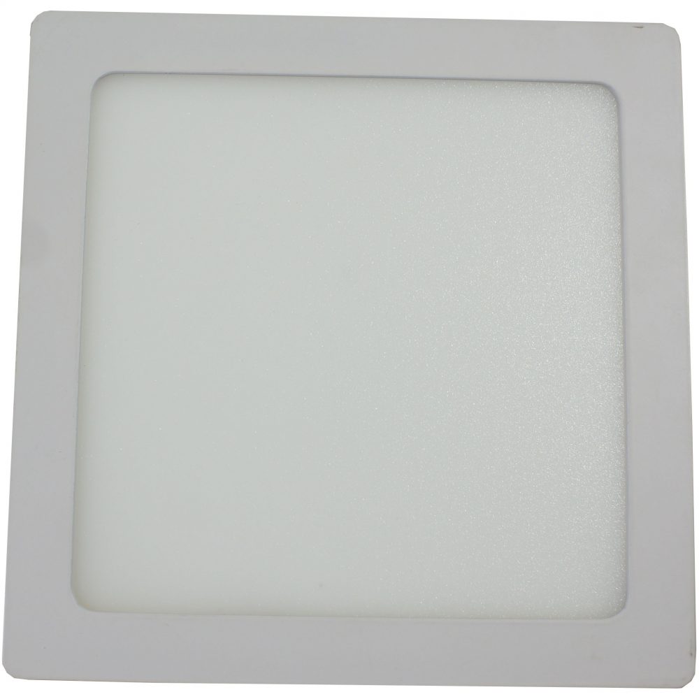 Spot LED HEPOL, patrat, aparent/PT, 220mm, 18W, lumina calda