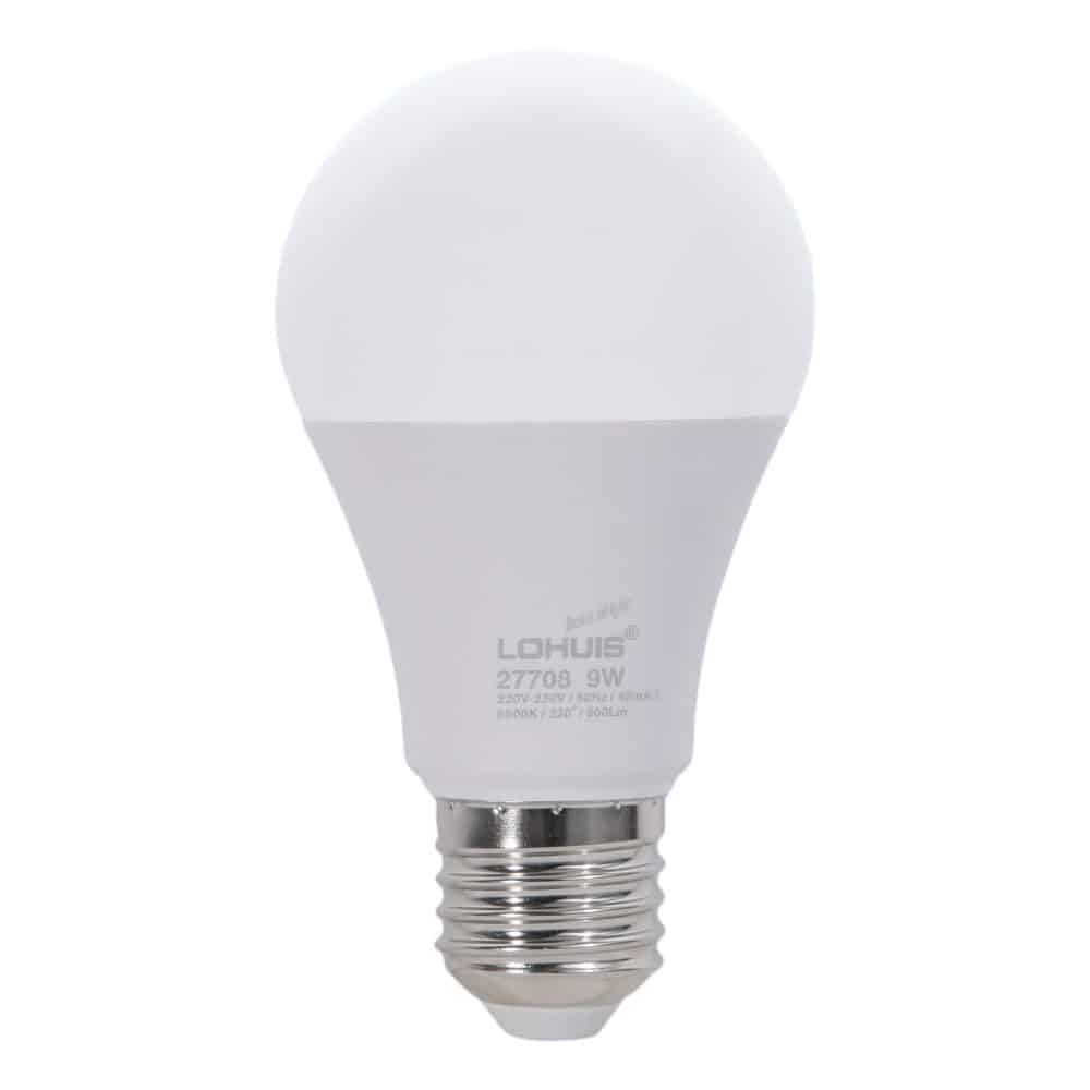 Bec LED LOHUIS DIMABIL, forma A60, E27, 9W, 25000 ore, lumina rece