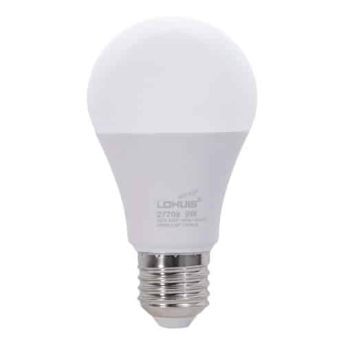 Bec LED LOHUIS DIMABIL, forma A60, E27, 9W, 25000 ore, lumina rece
