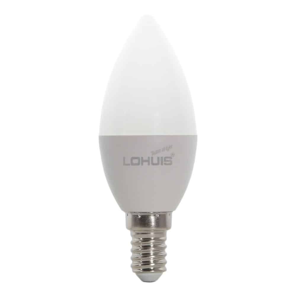 Bec LED LOHUIS, forma lumanare, E14, 7W, 600lm, lumina rece