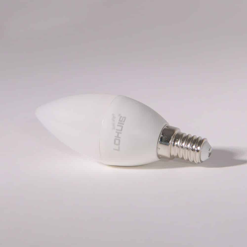 Bec LED LOHUIS, forma lumanare, E14, 7W, 600lm, lumina rece