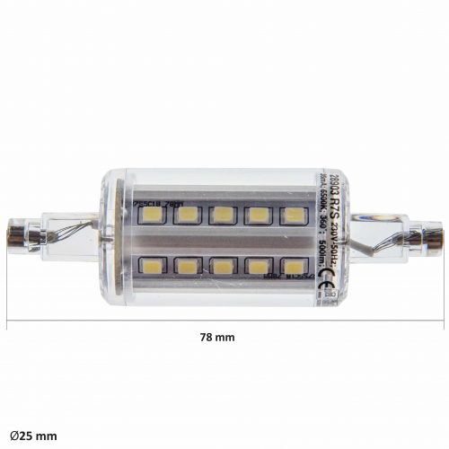 Bec LED LOHUIS, R7S, J78, 5W, 20000 ore, lumina rece