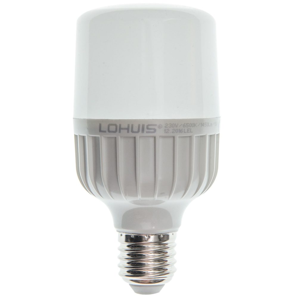 Bec LED T65 LOHUIS, forma tubulara, E27, 15W, 25000 ore, lumina rece