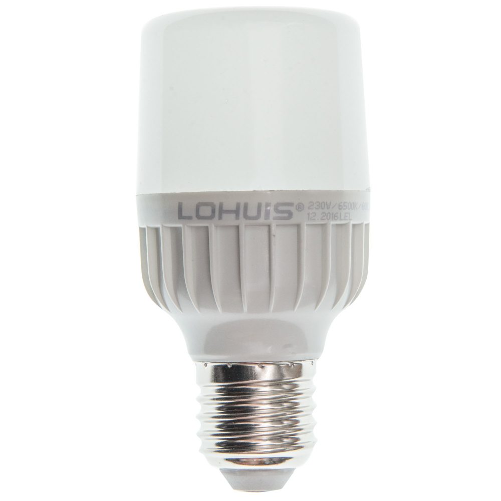 Bec LED T50 LOHUIS, forma tubulara, E27, 6W, 25000 ore, lumina rece