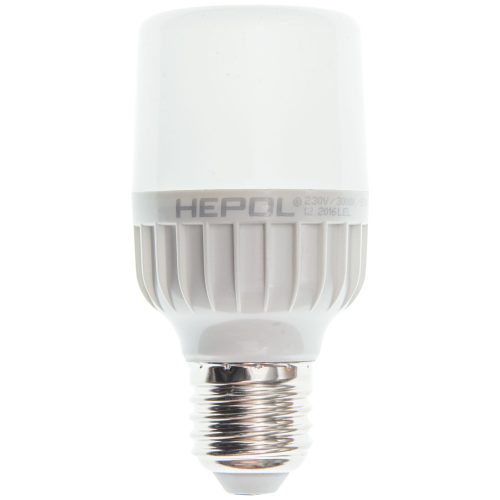 Bec LED T50 HEPOL, forma tubulara, E27, 6W, 25000 ore, lumina calda