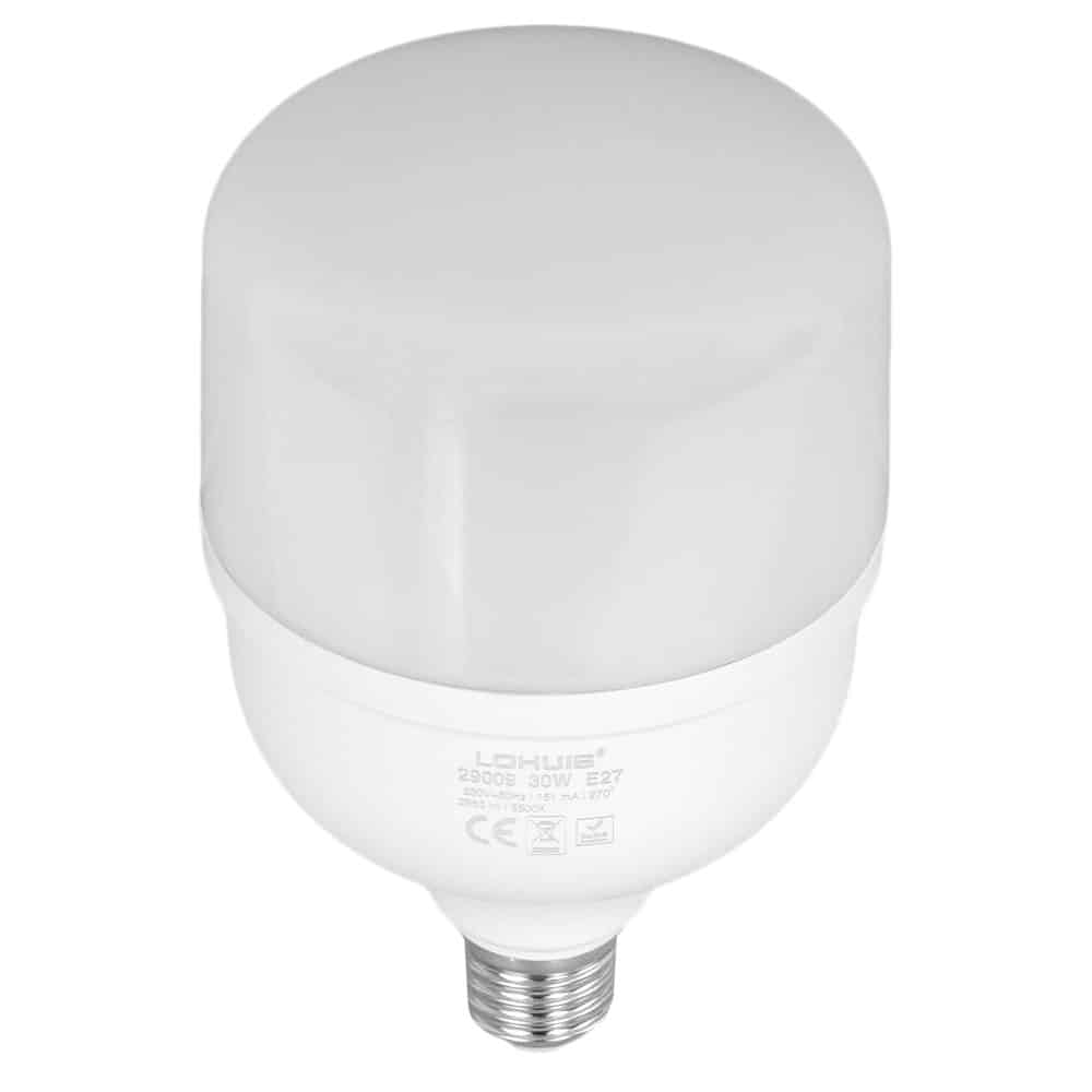 Bec LED T100 LOHUIS, forma tubulara, E27, 30W, 25000 ore, lumina rece
