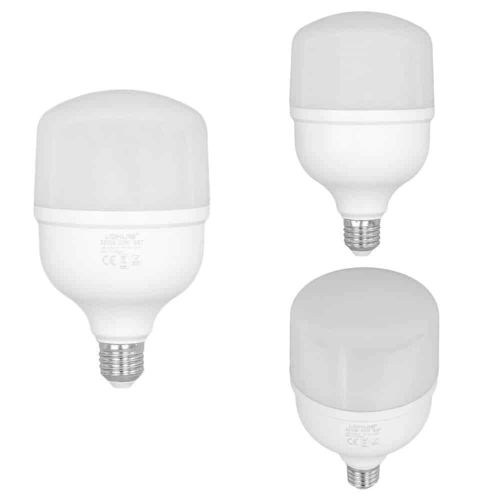 Bec LED T100 LOHUIS, forma tubulara, E27, 30W, 25000 ore, lumina rece