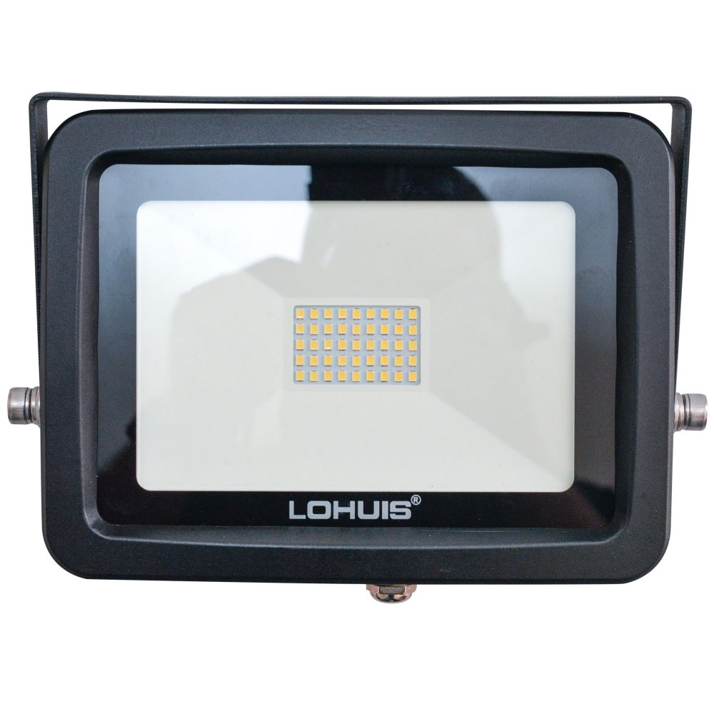 Proiector LED LOHUIS, APOLLO, IP65, 30W, negru, lumina rece