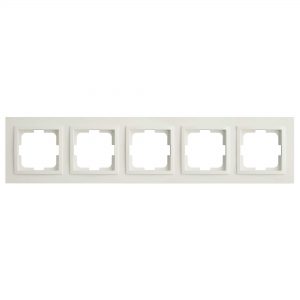 Rama Mono Electric, 5 module, LARISSA, alb