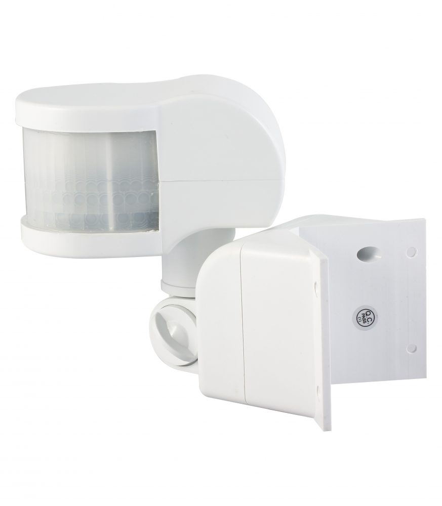 Senzor de miscare HEPOL, de colt, 270 grade, IP20, alb