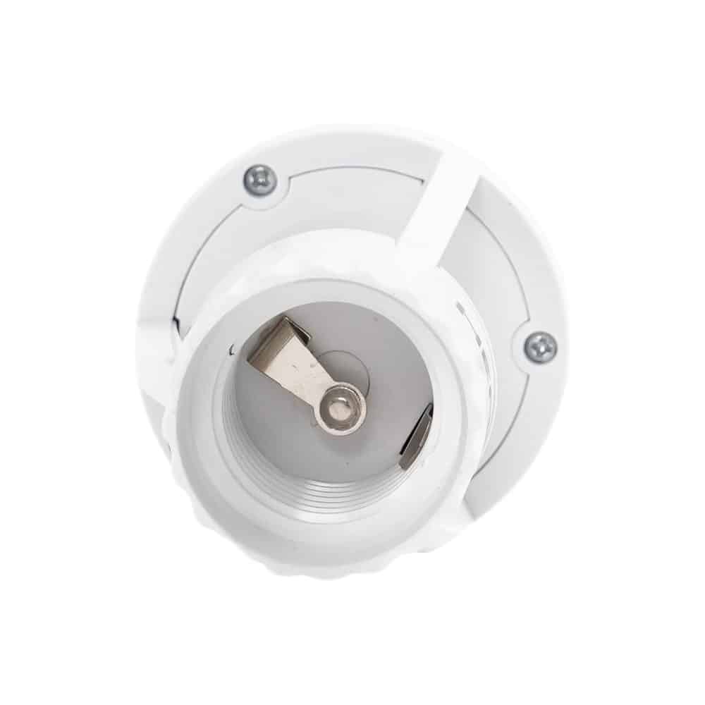 Senzor de miscare HEPOL, dulie E27, 360 grade, IP20, alb