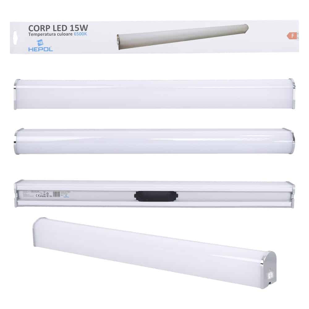 Corp iluminat LED HEPOL, IP40, 15W, alb