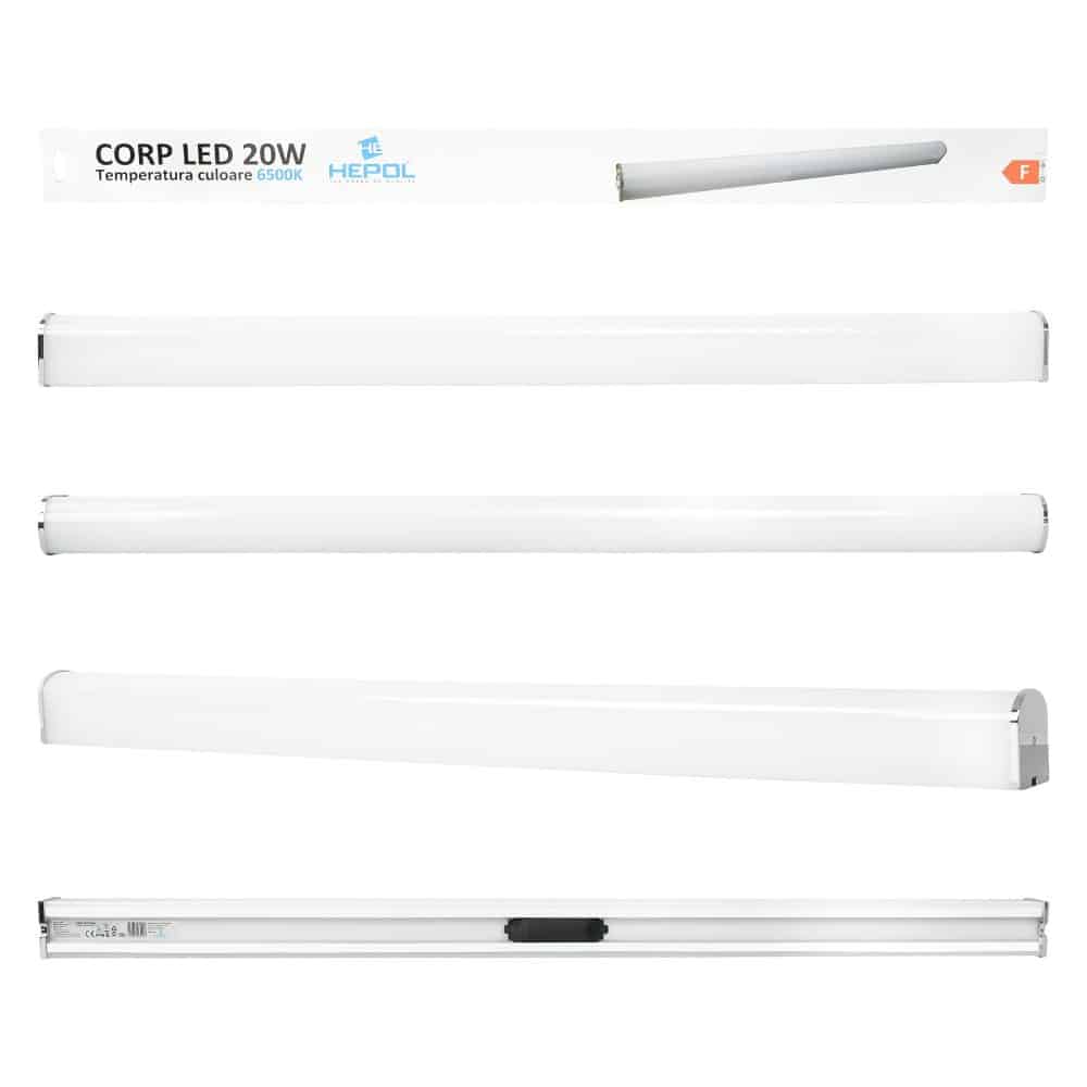 Corp iluminat LED HEPOL, IP40, 20W, alb