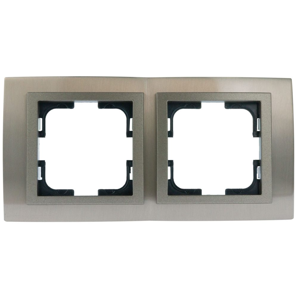 Rama Mono Electric, 2 module, CHROME, BRONZE