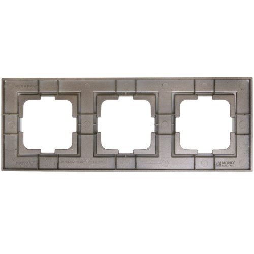 Rama Mono Electric, 3 module, DESPINA, LIGHT FUME