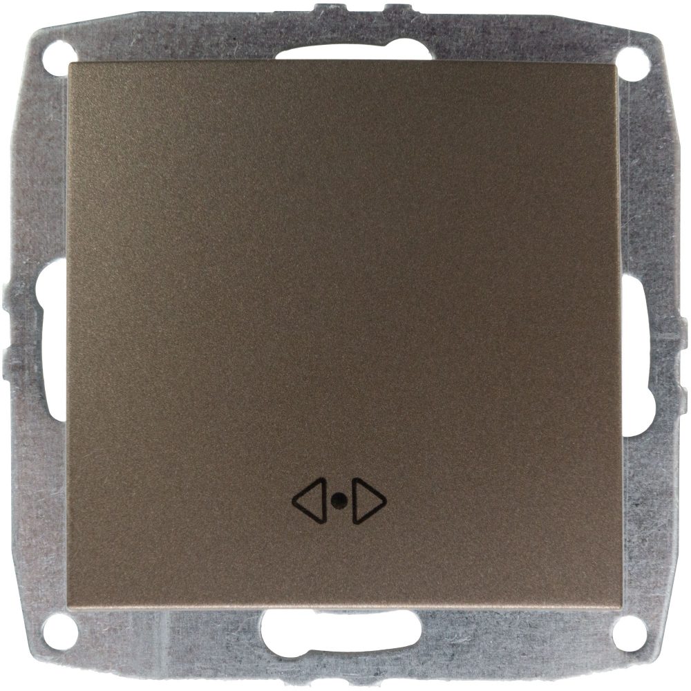 Mecanism Intrerupator cap cruce Mono Electric, ingropat/ST, LIGHT FUME