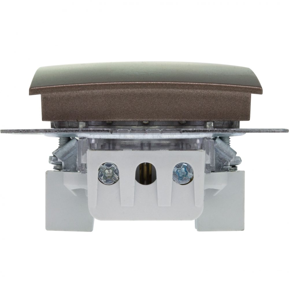 Mecanism Intrerupator cap cruce Mono Electric, ingropat/ST, LIGHT FUME