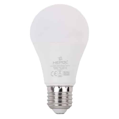 Bec LED HEPOL, forma A60, E27, 10W, 25000 ore, 4000K