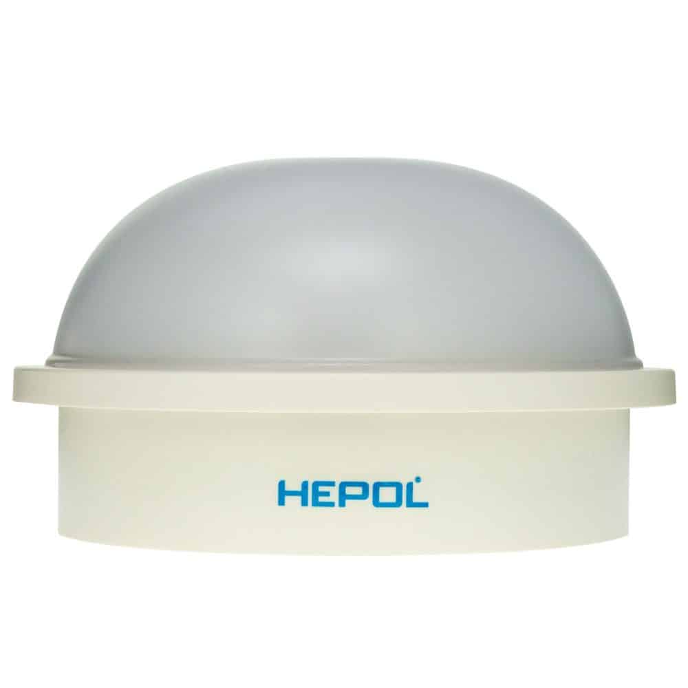 Aplica LED ovala HEPOL, aparent/PT, 20W, lumina rece