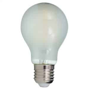 Bec LED filament LOHUIS, forma A60, MAT, E27, 8W, 25000 ore, lumina neutrala