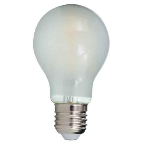 Bec LED filament LOHUIS, forma A60, MAT, E27, 8W, 25000 ore, lumina neutrala