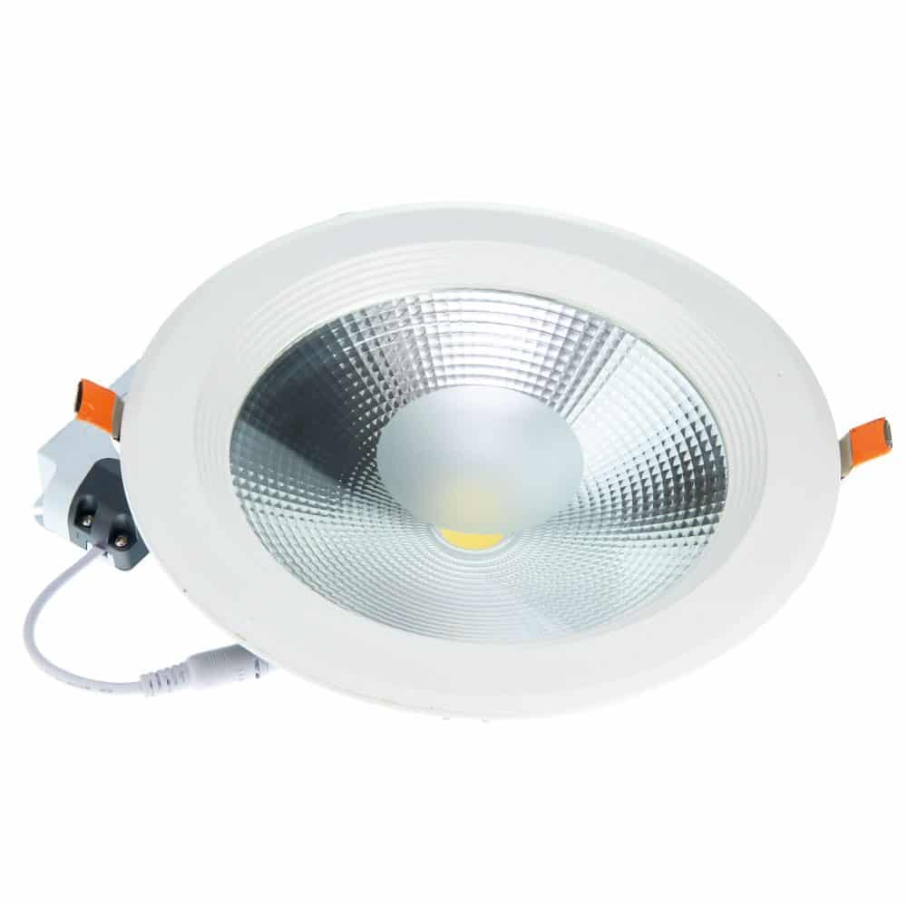 Spot LED rotund HEPOL, BETA, incastrat/ST, 30W, lumina rece