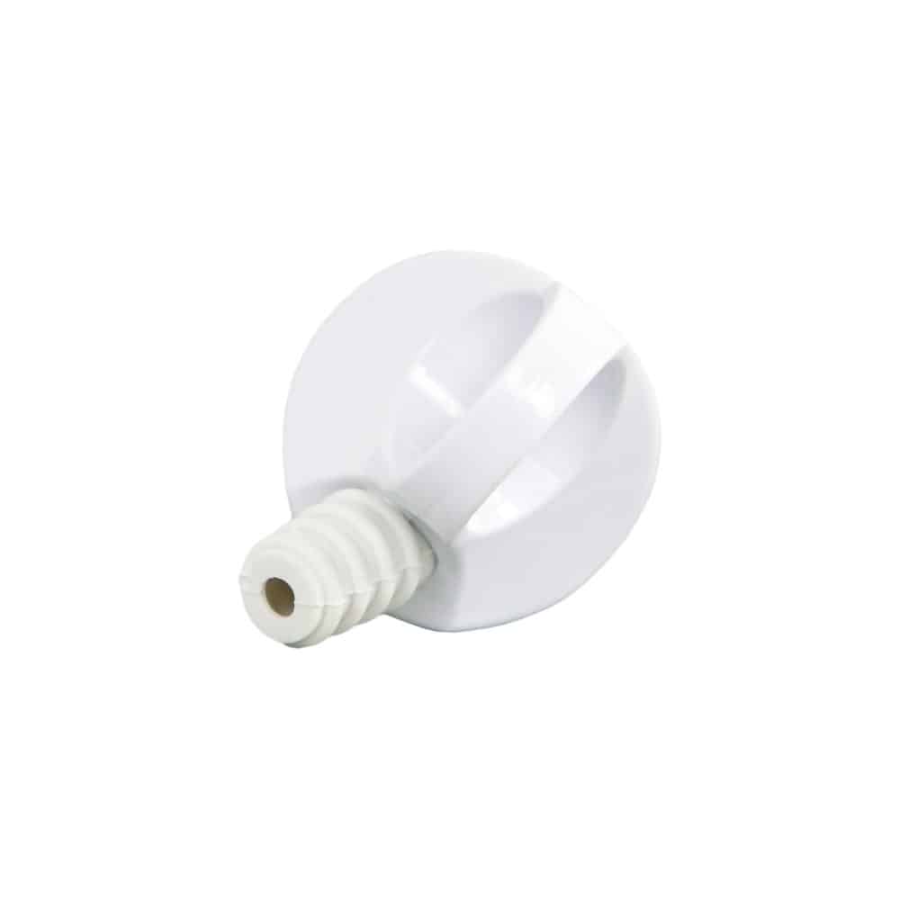 Stecher cu inel HEPOL, 10A, shucko, alb